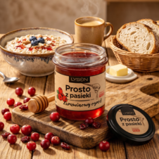 Prosto z Pasieki Żurawinowy ogród 370g