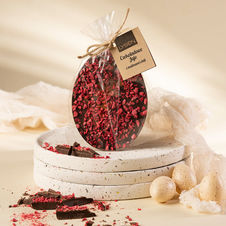 Czekolada ciemna Jajko z miodem malinami i chili 85g