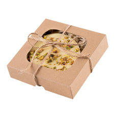 Czekolada biała jajko z miodem i pistacjami 85g