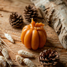 Świeca z wosku pszczelego Dynia pomarańczowa