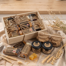 Naturalny box prezentowy Miodowe Delicje