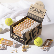 Baton proteinowy HEXADAY  arachidowy 45g opakowanie 30 szt.