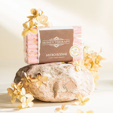 Mydło różane z miodem kostka 130g