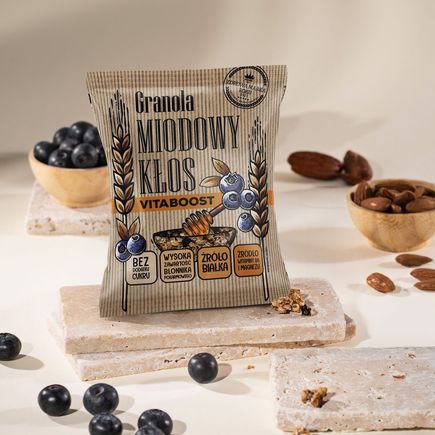 Granola Miodowy Kłos miód i jagody VitaBoost