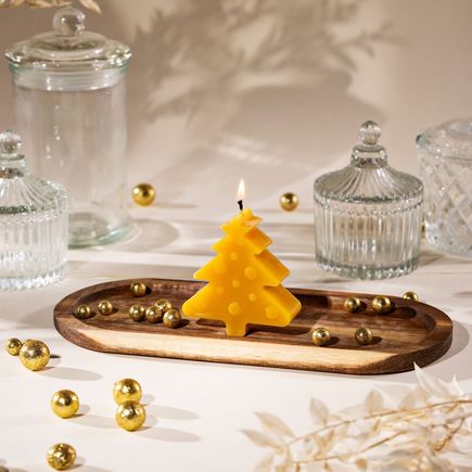 Świeca z wosku pszczelego