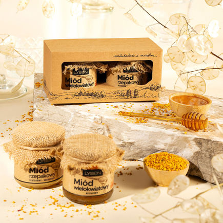 Zestaw upominkowy Moc Beskidzkich miodów (2x250g)