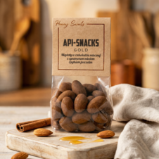 Api Snacks Migdały w mlecznej czekoladzie z miodem i pyłkiem pszczelim GOLD Innovation 100g