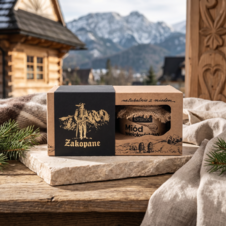 Zestaw miodów Beskidy 2 x 250g banderola Zakopane