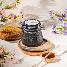 Miód wielokwiatowy nektarowy 400g ceramika metalik