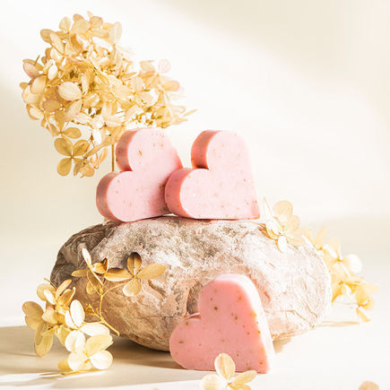 Mydło różane z miodem serce 20g