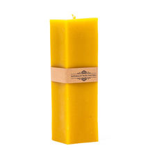 Świeca z wosku pszczelego kostka duża