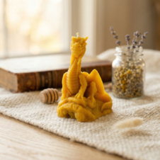 Świeca z wosku pszczelego smok wawelski duży