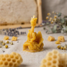 Świeca z wosku pszczelego smok wawelski mały