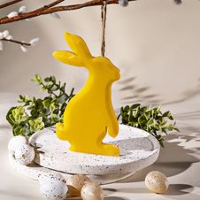 Zawieszka woskowa zając duży