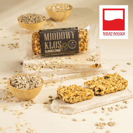 Miodowy kłos bez dodatku cukru ze słonecznikiem 45g