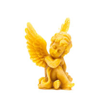 Świeca z wosku pszczelego anioł śpiący