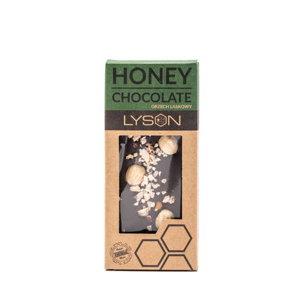 Czekolada z miodem i orzechami laskowymi 50g