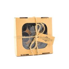 Zestaw świec 9 sztuk tealight czarny