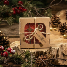 Zestaw świec 9 sztuk tealight czerwony