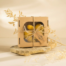 Zestaw świec 7 sztuk serce pływające