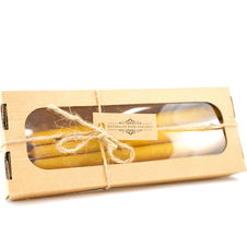 Zestaw świec woskowych fi 2 cm / wys 25 cm / 4 sztuki