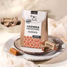 Krówka miodowa makowa 120g