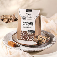 Krówka miodowa kakaowa 120g