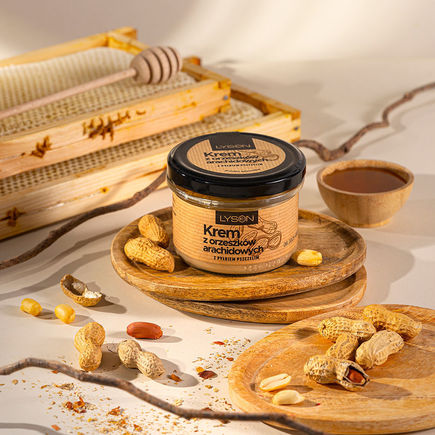Krem z orzeszków arachidowych z pyłkiem pszczelim 200g