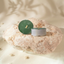 Świeca podgrzewacz tealight zielony