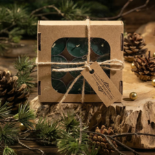 Zestaw świec 9 sztuk tealight zielony